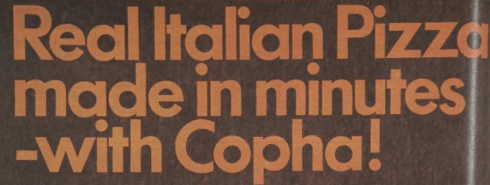 Real Italian Pizza made with Copha