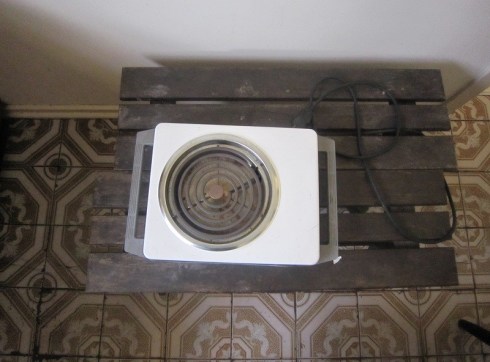 Make-shift stove